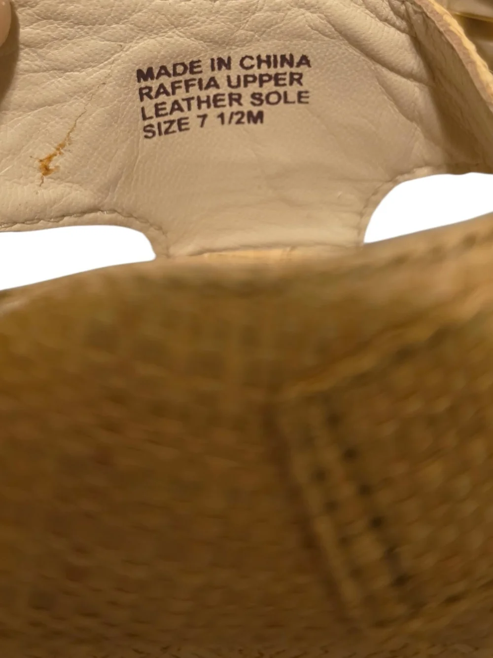Michael Kors Women's Tan Woven Platform Sandals